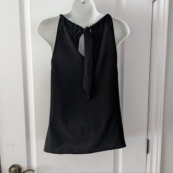 Ralph Lauren black pleated halter top size Medium - Picture 2 of 9